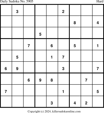 Killer Sudoku for 5/3/2024