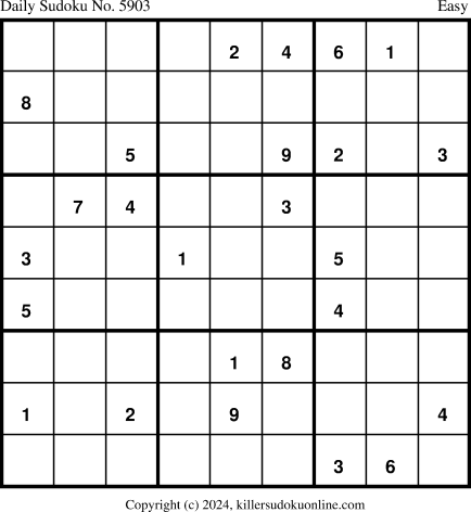 Killer Sudoku for 5/1/2024