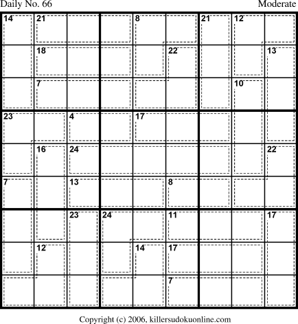 Killer Sudoku for 3/2/2006