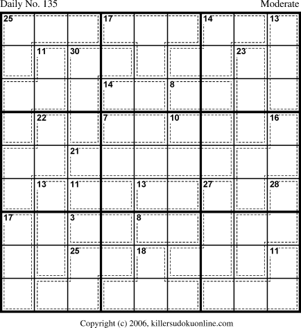 Killer Sudoku for 5/10/2006