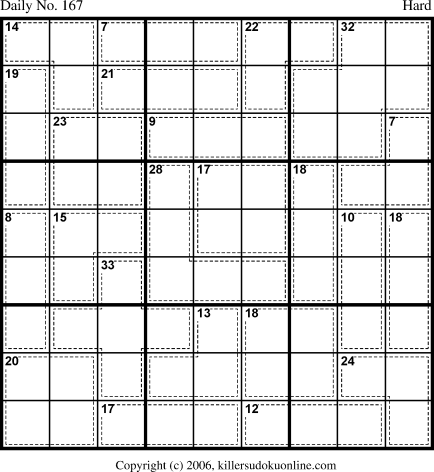 Killer Sudoku for 6/11/2006