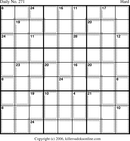 Killer Sudoku for 9/23/2006