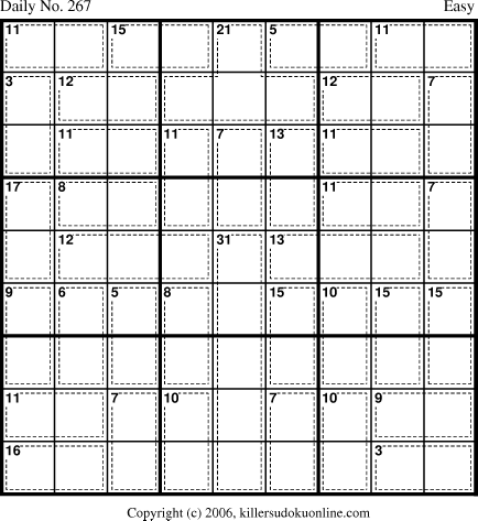 Killer Sudoku for 9/19/2006