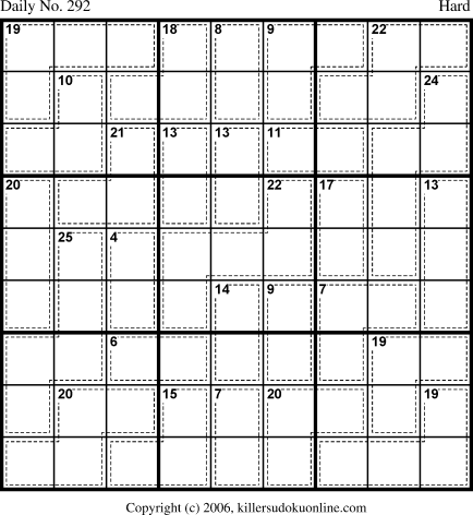 Killer Sudoku for 10/14/2006