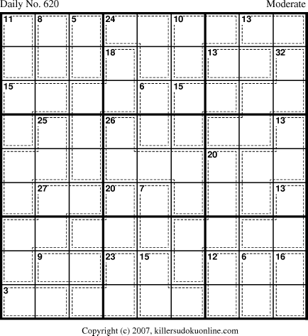 Killer Sudoku for 9/6/2007