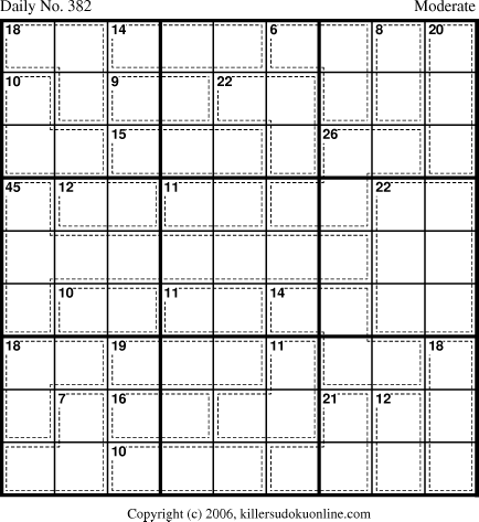 Killer Sudoku for 1/11/2007