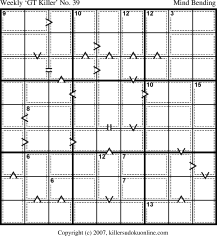 Killer Sudoku for 1/8/2007