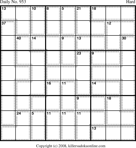 Killer Sudoku for 8/3/2008