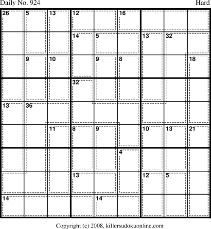 Killer Sudoku for 7/5/2008