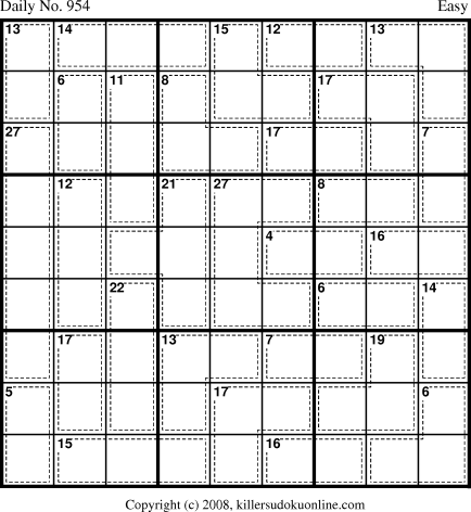 Killer Sudoku for 8/4/2008