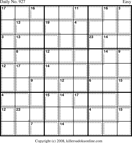 Killer Sudoku for 7/8/2008