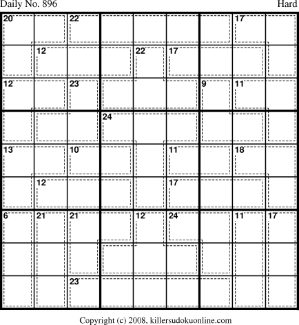 Killer Sudoku for 6/7/2008