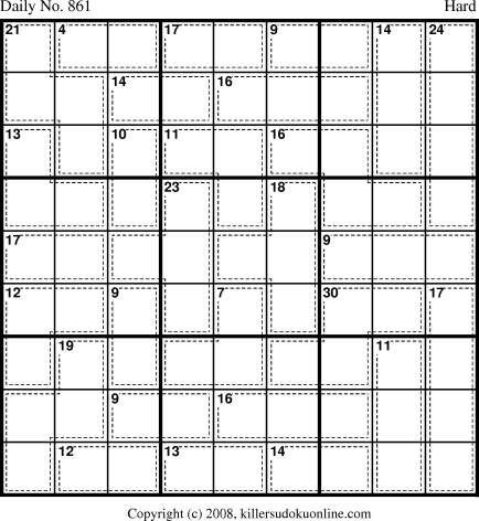 Killer Sudoku for 5/3/2008