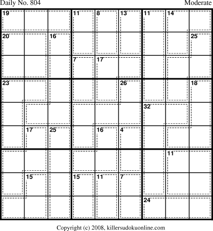 Killer Sudoku for 3/7/2008