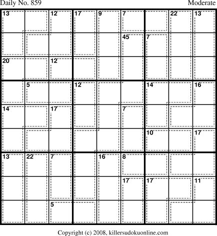 Killer Sudoku for 5/1/2008