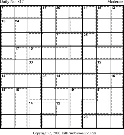 Killer Sudoku for 3/20/2008
