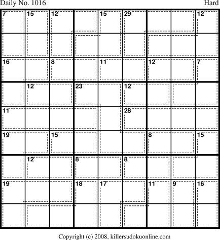Killer Sudoku for 10/5/2008