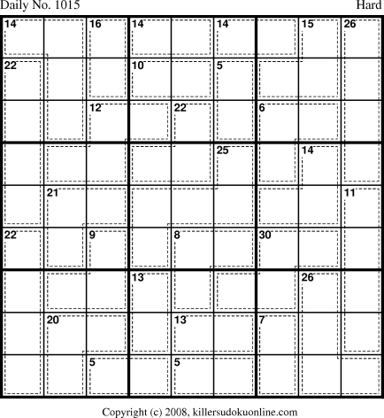 Killer Sudoku for 10/4/2008