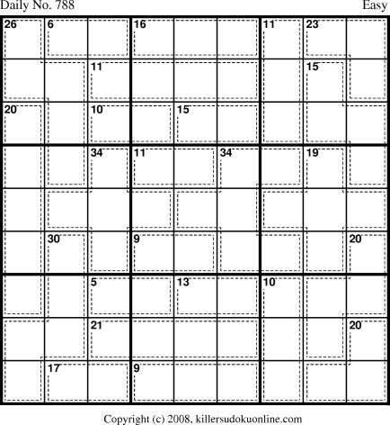 Killer Sudoku for 2/20/2008