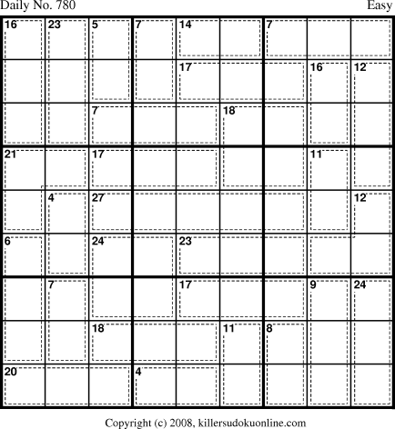 Killer Sudoku for 2/12/2008