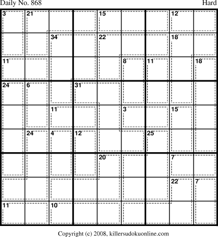 Killer Sudoku for 5/10/2008