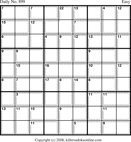 Killer Sudoku for 6/10/2008