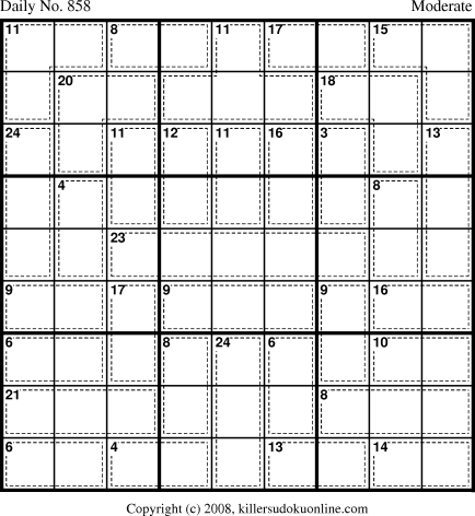 Killer Sudoku for 4/30/2008