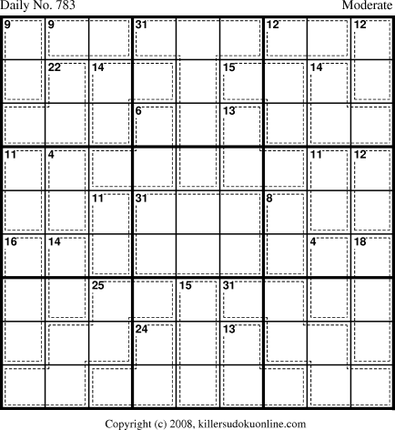 Killer Sudoku for 2/15/2008