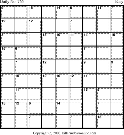 Killer Sudoku for 1/28/2008