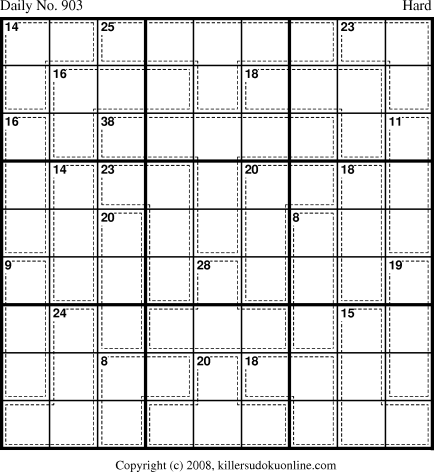 Killer Sudoku for 6/14/2008