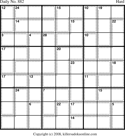 Killer Sudoku for 5/24/2008