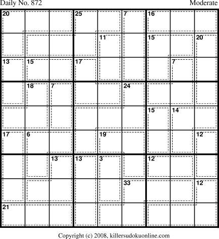 Killer Sudoku for 5/14/2008