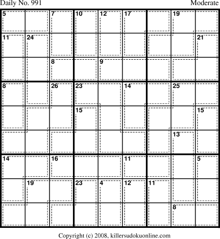 Killer Sudoku for 9/10/2008