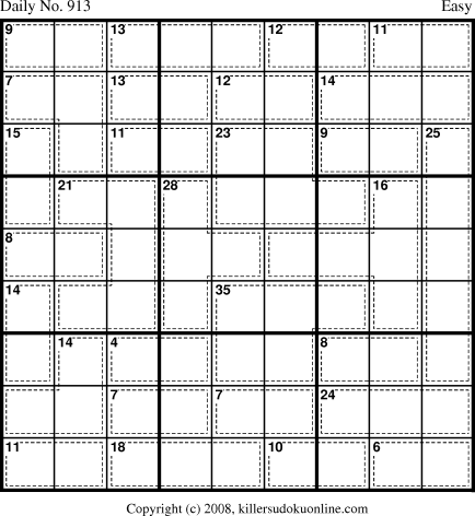 Killer Sudoku for 6/24/2008