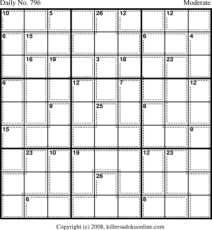 Killer Sudoku for 2/28/2008
