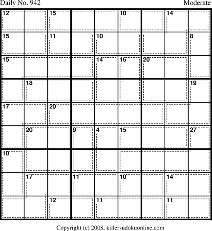 Killer Sudoku for 7/23/2008