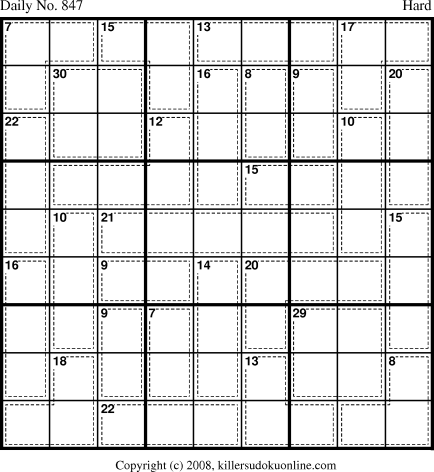 Killer Sudoku for 4/19/2008