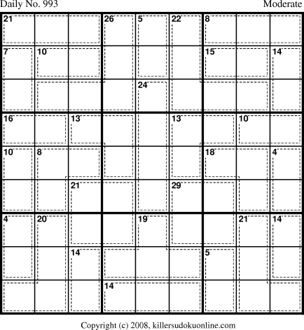 Killer Sudoku for 9/12/2008