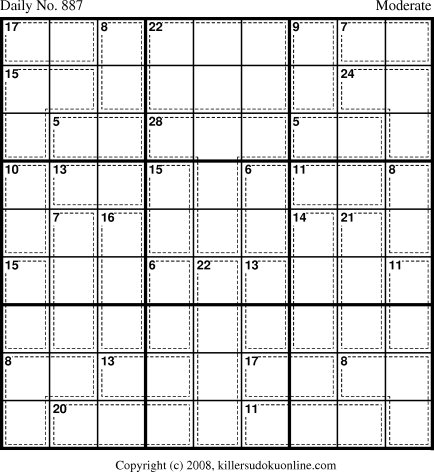 Killer Sudoku for 5/29/2008