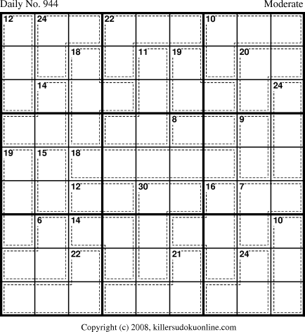 Killer Sudoku for 7/25/2008