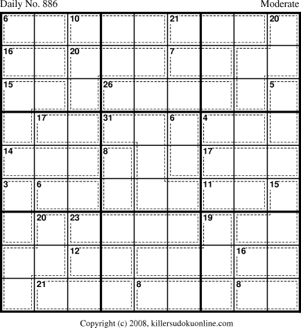 Killer Sudoku for 5/28/2008