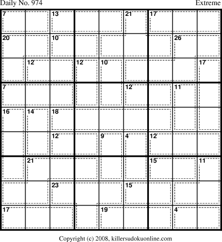 Killer Sudoku for 8/24/2008