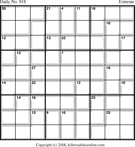 Killer Sudoku for 6/29/2008