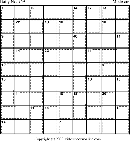 Killer Sudoku for 8/19/2008