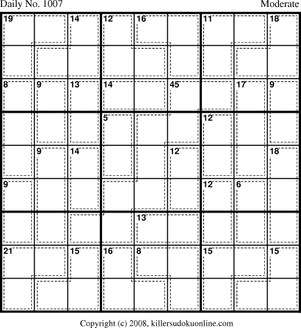 Killer Sudoku for 9/26/2008