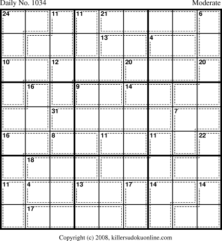 Killer Sudoku for 10/23/2008