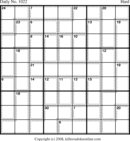 Killer Sudoku for 10/11/2008