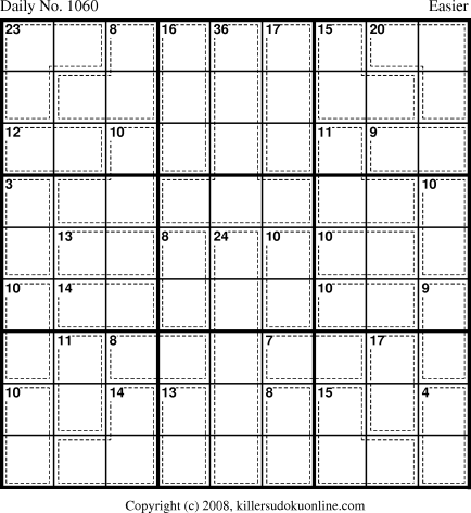 Killer Sudoku for 11/17/2008