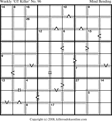 Killer Sudoku for 2/11/2008