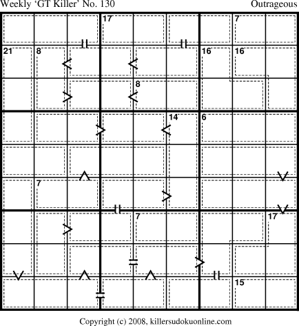 Killer Sudoku for 10/6/2008